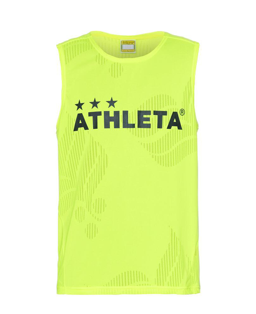 ATHLETA製 アビスパ福岡 選手支給品 ノースリーブ練習着 紺 Lサイズ